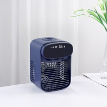 무시동에어컨 차량용 화물차용 가정용 무시동에어컨 이동식에어 쿨러 2세대 미니 팬 냉각, 보라색 1