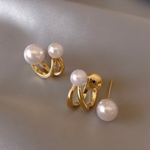 미니멀디자인 진주 귀걸이 wdn7099