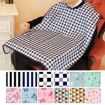 C1L68atz 어른턱받이 묶는타입 리본형 어르신성인턱받이방수어른노인환자식사음식앞치마 쏙먼쒸+gml4n 패턴선택네임택있음, 1개, 리본형-백곰(스카이)