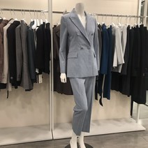 케이엘 KL 중앙로점 착용감이 너무편한 세미캐쥬얼 바지정장세트 파스텔블루 KGJKLD9000