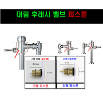 대림후레시밸브피스톤 대림피스톤 TFT306 TFT301 FC106CS, 1개