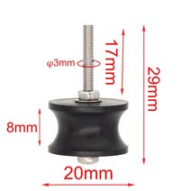 가죽 버너 폴리 쉬드 막대 블랙 에보니 목재 가장자리 연마 슬리커 키트 플랫/지적 머리 수공예 DIY 도구, 한개옵션1