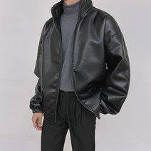 테이크잇 남자 남성 오버핏 미니멀 블루종 자켓