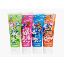 로보카폴리 어린이 캐릭터 치약 [사은품 증정] 폴리 엠버 헬리 로이 치약, 로이(오렌지향)