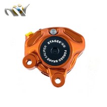 STAGE6 Aerox 바이크 오토바이 디스크 브레이크 펌프 용 수정 캘리퍼 RSZ BWS Zuma DIO50 AF18 ZX JOG50 90, 01 주황색