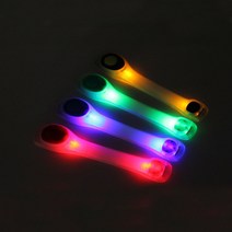 카르쉐 야간 안전 밴드 LED 라이트 런닝 조깅 자전거 등산 스포츠 야광, 04-레드