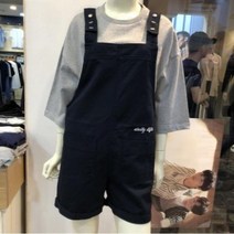 티비제이 티비제이 여성 3부 코튼 오버롤 팬츠 T192PT910PS T192PT910PS