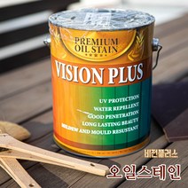 오일스테인 오일스텐 방부목 야외테이블 데크오일 4리터, 초록, 1개