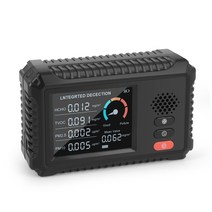 방사능측정기 라돈 세슘 식품 방사능 측정 가정용 휴대용 뜨거운 tvoc hcho co2 pm2.5 디지털 lcd 포름 알데히드 감지기 휴대용 가정용 공기 품질 측정기 이산화탄소