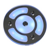 RV부품 천장 조명 12v 24v 디 밍이 가능한 led contactultra-thin 3w 스위치 rv 캐러밴 캠퍼 및 보트 미니 섹션 용 실내 조명, 파란색과 따뜻한 흰색