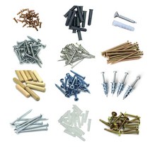 못 세트 나사못 피스 나무 칼블럭 세트 고정 앙카, 못 앙카나사못 미니