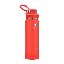 Takeya Sport 프리미엄 품질 삼중 벽 단열 스테인리스 스틸 물병 뚜껑 포함 623.7g(22온스) 챔피언 블루 프로 1266931, 64 oz, Pro Fire