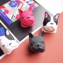 불독 방향제 차량용 석고방향제 + 리필향 + 포장, 양쪽얼룩, 넥타린블러썸