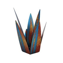 데킬라 소박한 조각 DIY 금속 용설란 식물 정원 마당 예술 장식 풍경 장데코 수제 홈, 14 Sky Blue