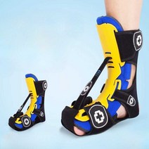 발목 보호대 지지대 교정기 스트레칭 재활 훈련 보행, E (야간용+중공 버클 오른발)병원매칭 L