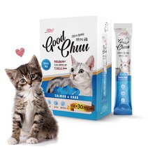 길고양이간식 조공츄르 아기고양이츄르 연어게살1box(15g) 30개입, 연어&게살맛15g(30P)