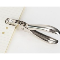 종이 타공기 1공 구멍뚫기 손펀치 핸디 펀칭기 펀치기, 1개, 핸디 손 펀칭기