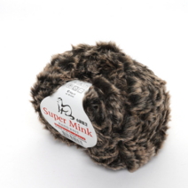 삼남뜨개실 슈퍼밍크실 80g 펄실 밍크실 겨울실 목도리실 뜨개실 10+1, 슈퍼밍크, 슈퍼밍크 80g 06 믹스 호피브라운