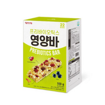 엄마사랑 프리바이오틱스 영양바, 22개, 25mg