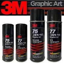 스프레이/ 3M 뿌리는 접착제 임시접착 강력고정스프레이, 상세페이지 참조, 강력스프레이77 소형2개