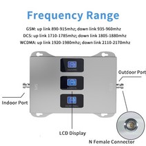 증폭기 와이파이증폭기 음성 wifi 확장기 2G 트라이 밴드 신호 부스터 Gsm 900 CDMA 핸드폰 리피터 LTE AW, 01 900 1800 2100MHz