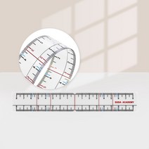 [현뷰티] 소프트 일자 눈썹디자인자 반영구화장재료 부자재 반영구눈썹자, 1개