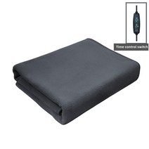 USB 전기 담요 히터 몸을 위한 휴대용 웨어러블 가열 난방 매트 카펫 러그, [09] Grey With controlle