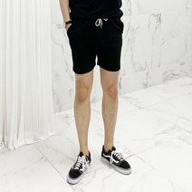 아도르클래식 8컬러 면 스판 여름 밴딩 반바지