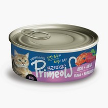 프리미요 고양이 습식 캔 85g, 24개, 참치 + 새우