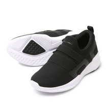 프로스펙스 여자 블랙 키높이 생활방수 경량 쿠셔닝 슬립온 워킹화 / 프로스펙스 여성용 4cm 키높이 운동화 런닝화 / 고