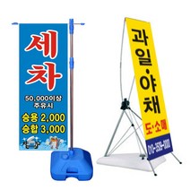 회전깃발 배너 물통깃발, 회전깃발양면