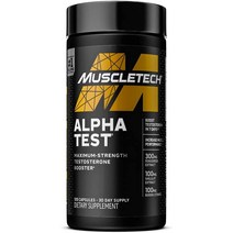 머슬테크 알파테스트 테스토스테론 부스터 남성용 120정 / MuscleTech Alpha Test 120 Capsules, 120개입, 1개