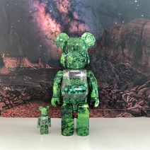 [엘마켓]bearbrick400% 베어브릭 MZ세대 피규어 장식 캐릭터피규어 재테크피규어, G 100%+400%