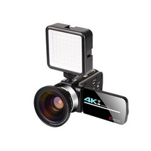 디지털캠코더 Komery 4k vlogging video camera for youtube 56mp 18x ir 야간 투시경 휴대용 웹캠 wifi 기능 30, af2, 기준