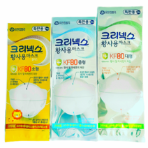 크리넥스 황사용 마스크 플러스 KF80 황사 화이트 4단 40매 특판용, 대형40매