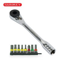 썬키 미니라쳇드라이버 세트 SMR-9R (둥근형) / 1개