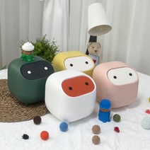 가정용 사무실 원터치 편리한 미니 책상 쓰레기통 다용도 휴지통 4clolr, 화이트