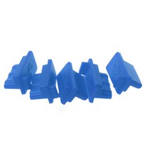 5 조각 Universal USB 충전 먼지 플러그 플러그 랩톱 PC PowerBank 태블릿에 적합한 여성 잭 인터페이스, Blue