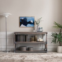 [퍼니프랑] 수입 유럽형 빈티지 엔틱가구 TR 19 선반 에쉬컬러 서재 책장 책꽂이, 없음