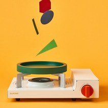 [닥터하우스] 토이 슬림 스토브 /가스버너/캠핑버너, 헌터그린, 1개