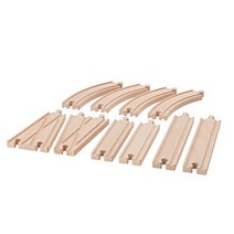 이케아 LILLABO 릴라보 기차레일 10pcs 10363726 나무기차레일 10개 완구