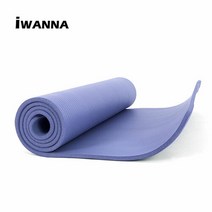 아이워너 NBR 요가매트(8mm) 아이리스블루 스트레칭