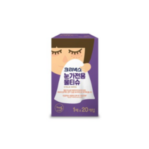 크리넥스 눈가 전용 물티슈, 40매, 18팩