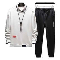 코디코치 봄가을 맨투맨 라운드 티셔츠 운동복 트레이닝 바지 상하세트