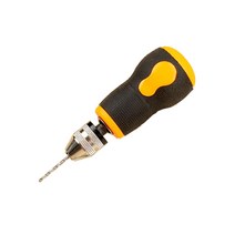 목공 기계 작은 순무 헤드 핸드 트위스트 모델 텍스트와 미니 비 슬립 생크 드릴 플레이 도구, 한개옵션0