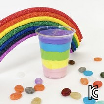 KIT-1인 안전한 (TD) 나만의 레인보우슬라임 만들기, 상세페이지 참조, 상세페이지 참조