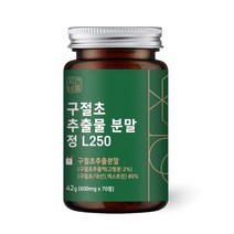자연바름 구절초 추출물 정 L250 상어연골분말 콘드로이친 엔 보스웰리아 우슬, 70정 x 1개