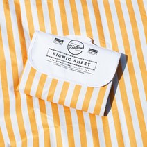 왈로우 휴대용 피크닉 매트 PVC 방수원단 패브릭 비치 돗자리, 체크