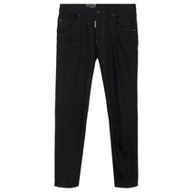 DSQUARED2 22FW 레더 패치 매트블랙 스케이터 진 (S71LB1083 S30564 900)