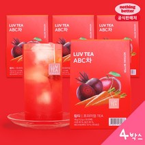 럽티 ABC주스 차 삼각티백 1.2g 낫띵베럴 사과 비트 당근, 60티백
